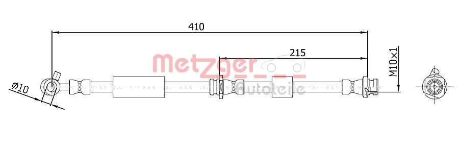 METZGER Gumifékcső 4112536_METZ